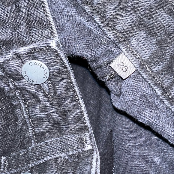 CARMAR DENIM Colorblock Mini Skirt - Picture 4 of 6